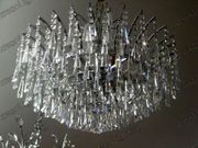 Swarovski Spectra Authentic Crystal Chandelier # D1188L8s Size w19" x h16"