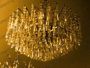 Swarovski Spectra Authentic Crystal Chandelier # D1188L8sg Size w19" x h16"
