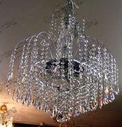 Swarovski Spectra Authentic Crystal Chandelier # D50001L5s Size w20" x h24"