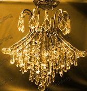 Swarovski Spectra Authentic Crystal Chandelier # D5003L9sg Size w20" x h22"