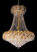 Swarovski Spectra Authentic Crystal Chandelier # DVR0011822SG Size w18" x H 22"