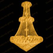 Swarovski Spectra Authentic Crystal Chandelier # DVR0013666SG Size w36" x H 66"