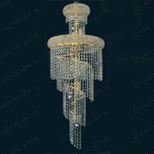 Swarovski Spectra Authentic Crystal Chandelier # DVR18002260SG Size w22" x H 60" Swarovski Spectra Authentic Crystal Chandelier # DVR18002260SG Size w22" x H 60"