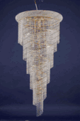 Swarovski Spectra Authentic Crystal Chandelier # DVR180122SG Size w22" x H 48" Swarovski Spectra Authentic Crystal Chandelier # DVR180122SG Size w22" x H 48"