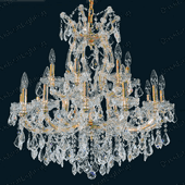 Swarovski Spectra Authentic Crystal Chandelier # DVR280030SG Size w30" x H 28"