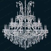 Swarovski Spectra Authentic Crystal Chandelier # DVR280052S Size w52" x H 54"