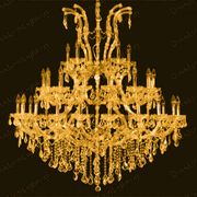 Swarovski Spectra Authentic Crystal Chandelier # DVR280052SG Size w52" x H 54"