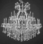 Swarovski Spectra Authentic Crystal Chandelier # DVR2800D36H36S Size w36" x H 36"