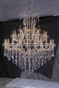 Swarovski Spectra Authentic Crystal Chandelier # DVR2800D52H54SG Size w52" x H 54"
