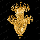 Swarovski Spectra Authentic Crystal Chandelier # DVR58001517SG Size w15" x H 17"