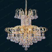 Swarovski Spectra Authentic Crystal Chandelier # DVR78162426L12SG Size w24" x H 26"