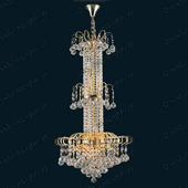 Swarovski Spectra Authentic Crystal Chandelier # DVR78162446L15SG Size w24" x H 46" Swarovski Spectra Authentic Crystal Chandelier # DVR78162446L15SG Size w24" x H 46"