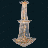 Swarovski Spectra Authentic Crystal Chandelier # DVR88003666SG Size w36" x H 66"