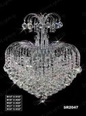 Swarovski Spectra Authentic Crystal Chandelier # SR2047S24s Size W20" x H24" Swarovski Spectra Authentic Crystal Chandelier # SR2047S24s Size W20" x H24"