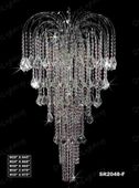 Swarovski Spectra Authentic Crystal Chandelier # SR204824s Size W20" x H45" Swarovski Spectra Authentic Crystal Chandelier # SR204824s Size W20" x H45"