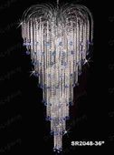 Swarovski Spectra Authentic Crystal Chandelier # SR204836s Size W30" x H65"