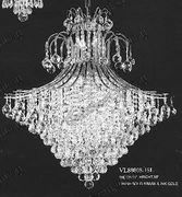 Swarovski Spectra Authentic Crystal Chandelier # VL88008L15s Size w12" x h11"