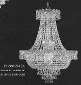 Swarovski Spectra Authentic Crystal Chandelier # VL88019L12s Size w24" x h30" Swarovski Spectra Authentic Crystal Chandelier # VL88019L12s Size w24" x h30"