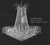 Swarovski Spectra Authentic Crystal Chandelier # VL88021L9s Size w20" x h27" Swarovski Spectra Authentic Crystal Chandelier # VL88021L9s Size w20" x h27"