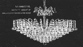 Swarovski Spectra Authentic Crystal Chandelier # VL88022L8s Size w24" x h24" Swarovski Spectra Authentic Crystal Chandelier # VL88022L8s Size w24" x h24"
