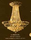 Swarovski Spectra Authentic Crystal Chandelier # VL88025L15sg Size w18" x h26" Swarovski Spectra Authentic Crystal Chandelier # VL88025L15sg Size w18" x h26"