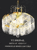 Swarovski Spectra Authentic Crystal Chandelier # VL88039L6sg Size w18" x h21" Swarovski Spectra Authentic Crystal Chandelier # VL88039L6sg Size w18" x h21"