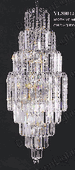 Swarovski Spectra Authentic Crystal Chandelier # VL88041L18sg Size w18" x h48" Swarovski Spectra Authentic Crystal Chandelier # VL88041L18sg Size w18" x h48"