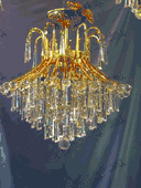 Swarovski Spectra Authentic Crystal Chandelier # YD2006L7sg Size w31" x h37"