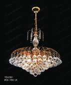 Swarovski Spectra Authentic Crystal Chandelier # YD2301L6sg Size w12"xh14"