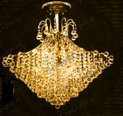 Swarovski Spectra Authentic Crystal Chandelier # YD2483Lsg Size w40" x h18"
