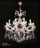 Swarovski Spectra Authentic Crystal Chandelier # YD2576L12s Size w48" x h40"