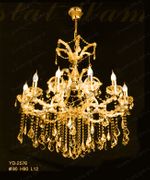 Swarovski Spectra Authentic Crystal Chandelier # YD2576L12sg Size w48" x h40"
