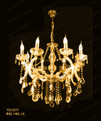 Swarovski Spectra Authentic Crystal Chandelier # YD2577L8sg Size w36" x h36"