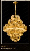 Swarovski Spectra Authentic Crystal Chandelier # YD2735L20sg Size w22" x h12"