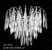 Swarovski Spectra Authentic Crystal Chandelier # YD2993L3s Size w30" x h10"