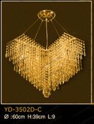 Swarovski Spectra Authentic Crystal Chandelier # YD3502DCL9sg Size w16" x h33"