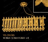 Swarovski Spectra Authentic Crystal Chandelier # YD3519L8sg Size w16" x h20" Swarovski Spectra Authentic Crystal Chandelier # YD3519L8sg Size w16" x h20"