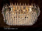 Swarovski Spectra Authentic Crystal Chandelier # YD3528XL12sg Size w24" x h17"