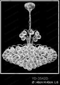 Swarovski Spectra Authentic Crystal Chandelier # YD3542DL6s Size w26" x h25" Swarovski Spectra Authentic Crystal Chandelier # YD3542DL6s Size w26" x h25"