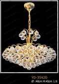 Swarovski Spectra Authentic Crystal Chandelier # YD3542DL6sg Size w26" x h25"