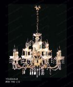 Swarovski Spectra Authentic Crystal Chandelier # YD624L12sg Size w24" x h22"
