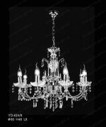Swarovski Spectra Authentic Crystal Chandelier # YD624L8s Size w24" x h18"