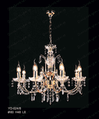 Swarovski Spectra Authentic Crystal Chandelier # YD624L8sg Size w24" x h18" Swarovski Spectra Authentic Crystal Chandelier # YD624L8sg Size w24" x h18"