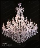 Swarovski Spectra Authentic Crystal Chandelier # YD9887L42s Size w62" x h71"