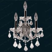 Swarovski Spectra Authentic Crystal Wall Sconces # DVR28003WS Size w12" x H 22"