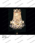 Swarovski Spectra Authentic Crystal Wall Sconces # YD2079L3sg Size w10" x h12"