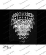 Swarovski Spectra Authentic Crystal Wall Sconces # YD2308L3s Size w10" x h11"