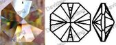 Swarovski Spectra Crystal 14 mm Octagon 2 hole #8290-8012-14