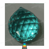 Swarovski Strass Antique Green Crystal Ball With Lazer Logo Etched 30mm Swarovski Strass Antique Green Crystal Ball With Lazer Logo Etched 30mm