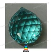 Swarovski Strass Antique Green Crystal Ball With Lazer Logo Etched 40mm